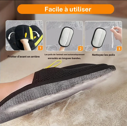 Gants anti-poil